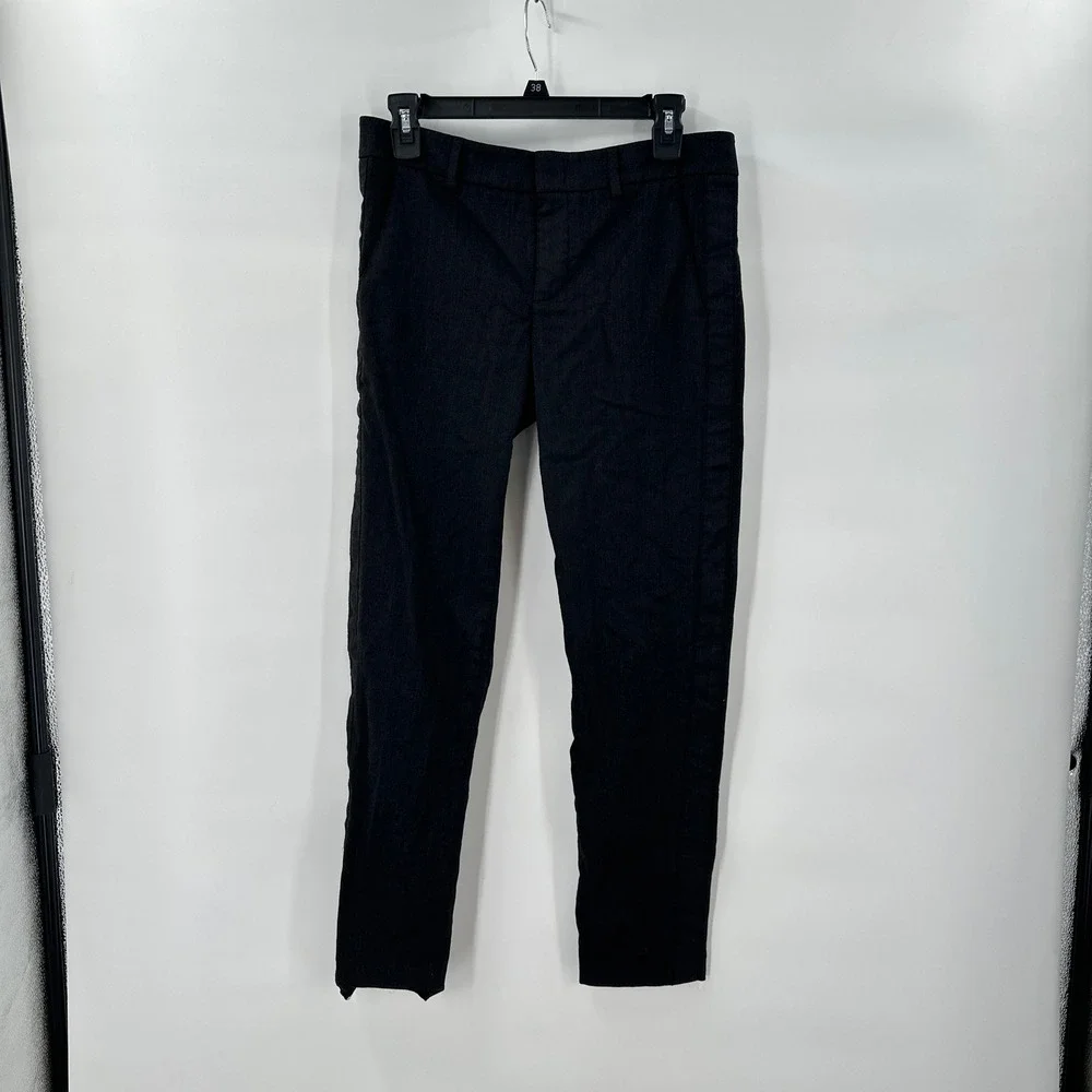 Vince Wool Blend Pants Womens Size 4 Black Career Business Casual Trousers‎